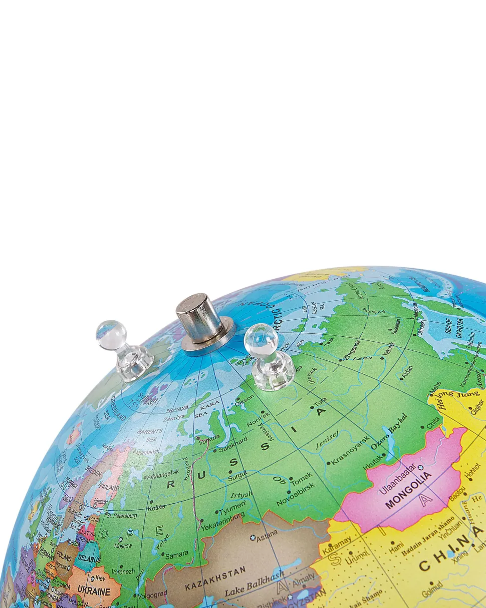 Beliani Karttapallo Magneeteilla Sininen 29 Cm Cartier Cheap