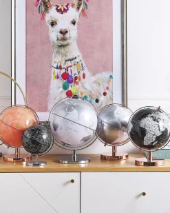 Beliani Karttapallo Ruusukulta/Vaaleanpunainen 28 Cm Cabot Outlet