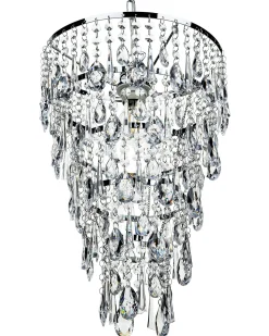 Beliani Kattokruunu Rauta Hopea Entwash Outlet