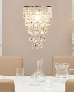 Beliani Kattokruunu Rauta Hopea Entwash Outlet