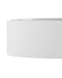 Beliani Kattovalaisin 3 Polttimoa Polypuuvilla Valkoinen Rena Outlet