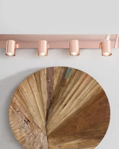 Beliani Kattovalaisin 4 Polttimoa Metalli Kupari Tigris Hot