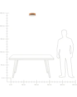 Beliani Kattovalaisin 3 Polttimoa Polypuuvilla Kupari Rena Discount