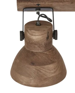 Beliani Kattovalaisin 3 Polttimoa Tumma Mangopuu Pennai Cheap