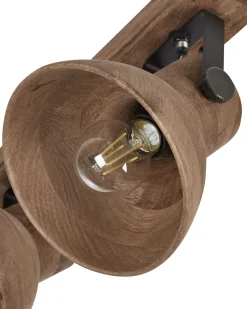 Beliani Kattovalaisin 3 Polttimoa Tumma Mangopuu Pennai Cheap