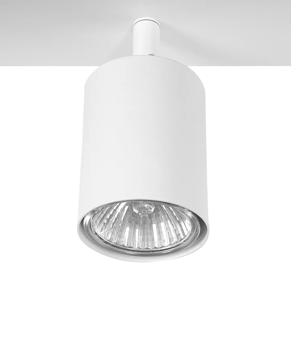 Beliani Kattovalaisin 4 Polttimoa Metalli Valkoinen Tigris Online