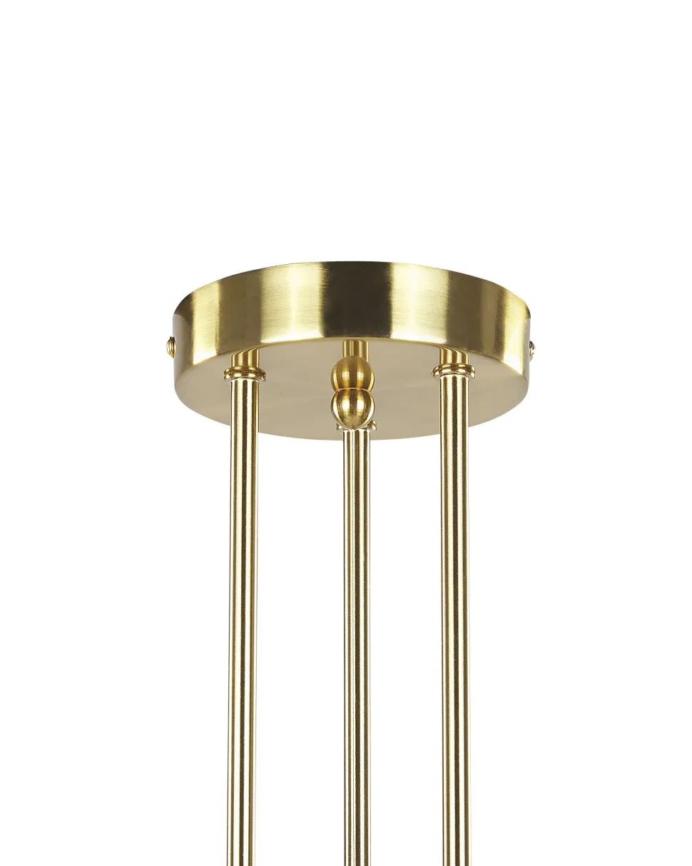 Beliani Kattovalaisin 6 Polttimoa Metalli Messinki Kidane Cheap