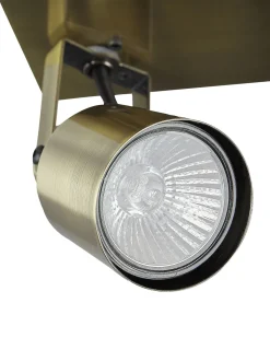 Beliani Kattovalaisin 4 Polttimoa Rauta Messinki Bonte Discount