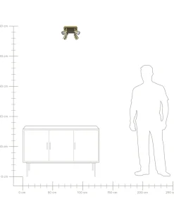 Beliani Kattovalaisin 4 Polttimoa Rauta Messinki Bonte Discount