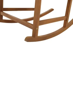 Beliani Keinutuoli Akaasia Vaalea Puu Bojano Best Sale