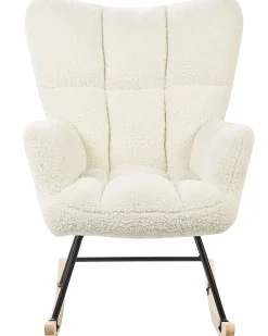 Beliani Keinutuoli Buklee Valkoinen Oulu Best