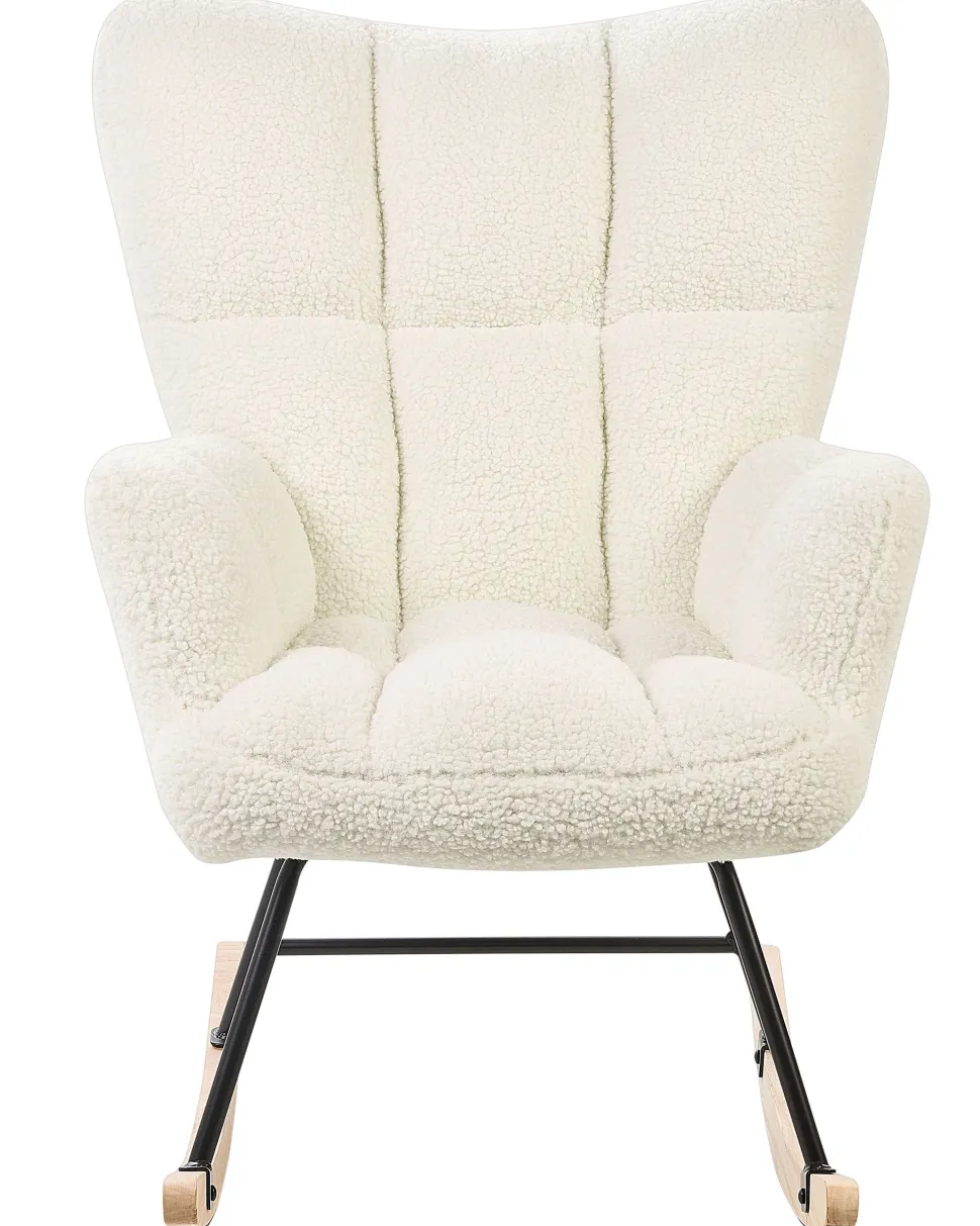 Beliani Keinutuoli Buklee Valkoinen Oulu Best