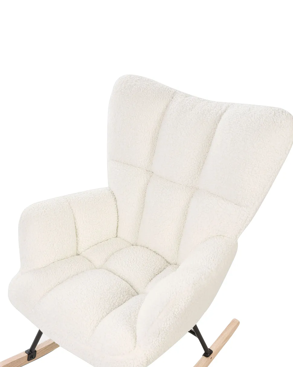 Beliani Keinutuoli Buklee Valkoinen Oulu Best