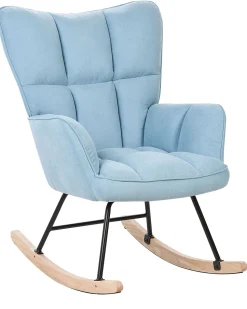 Beliani Keinutuoli Kangas Sininen Oulu Discount