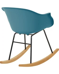 Beliani Keinutuoli Muovi Sinivihrea Harmony Fashion