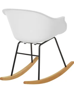 Beliani Keinutuoli Muovi Valkoinen Harmony Hot