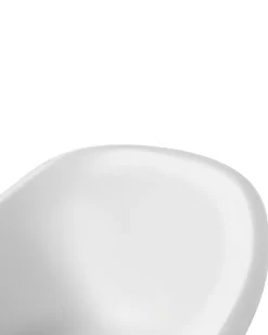 Beliani Keinutuoli Muovi Valkoinen Harmony Hot