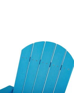 Beliani Keinutuoli Muovipuu Sininen Adirondack Best