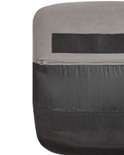 Beliani Keinutuoli Sametti Harmaa Liarum Outlet