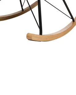 Beliani Keinutuoli Sametti Vaaleanharmaa Ellan Flash Sale