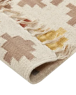 Beliani Kelim-Matto Puuvilla Monivarinen 160 X 230 Cm Atan Outlet