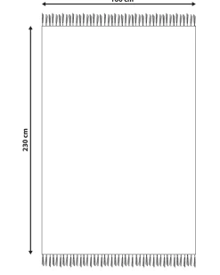 Beliani Kelim-Matto Puuvilla Monivarinen 160 X 230 Cm Atan Outlet