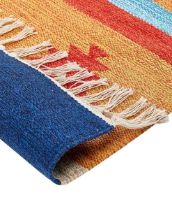 Beliani Kelim-Matto Puuvilla Monivarinen 200 X 300 Cm Taronik Online