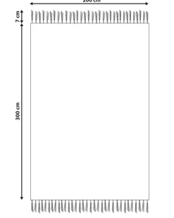 Beliani Kelim-Matto Puuvilla Monivarinen 200 X 300 Cm Garni Clearance