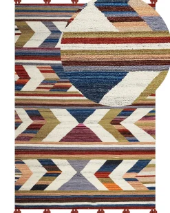 Beliani Kelim-Matto Villa Monivarinen 140 X 200 Cm Mrgashat Store