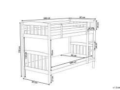 Beliani Kerrossanky Manty Laivastonsininen 90 X 200 Cm Revin Clearance