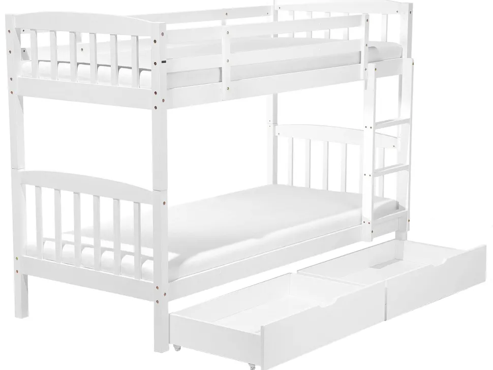 Beliani Kerrossanky Manty Säilytystila Valkoinen 90 X 200 Cm Revin Outlet