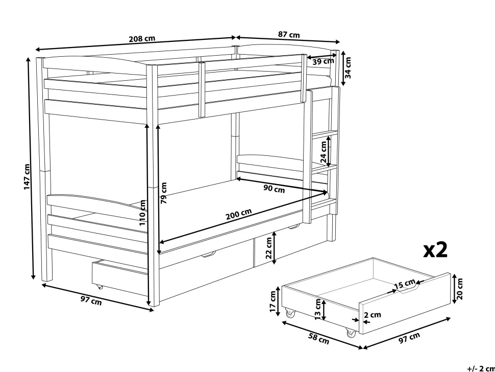 Beliani Kerrossanky Manty Säilytystila Valkoinen 90 X 200 Cm Revin Outlet