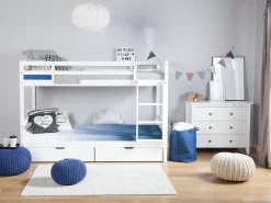 Beliani Kerrossanky Manty Säilytystila Valkoinen 90 X 200 Cm Regat Store