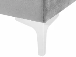 Beliani Keskimoduuli Sametti Harmaa Evja Store