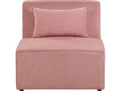 Beliani Keskimoduuli Vakosametti Vaaleanpunainen Lemvig Flash Sale