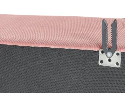 Beliani Keskimoduuli Vakosametti Vaaleanpunainen Lemvig Flash Sale