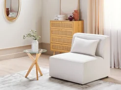 Beliani Keskimoduuli Vakosametti Luonnonvalkoinen Lemvig Best Sale