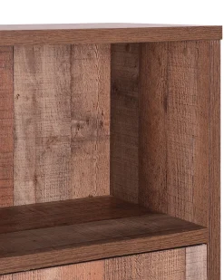 Beliani Kirjahylly 4 Hyllya Kaappi 2 Laatikkoa Vaalea Puu Atlanta Flash Sale