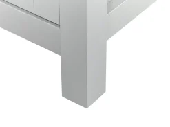 Beliani Kirjahylly 4 Hyllya Laatikko Vaaleanharmaa/Vaalea Puu Clio New