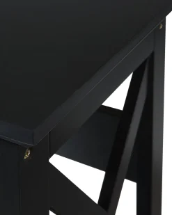 Beliani Kirjahylly 4 Hyllya Musta Foster Flash Sale