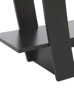 Beliani Kirjahylly 5 Hyllya Musta Kener Flash Sale