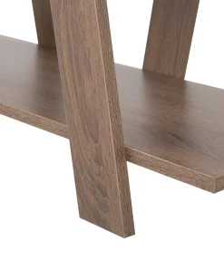 Beliani Kirjahylly 5 Hyllya Tumma Puu Escalante Cheap