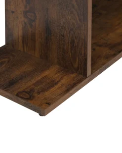 Beliani Kirjahylly 6 Hyllya Tumma Puu Valdosa Clearance