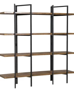 Beliani Kirjahylly 4 Hyllya Tumma Puu Compton Best Sale