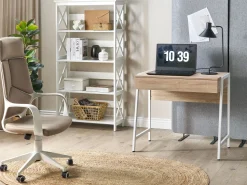 Beliani Kirjahylly 4 Hyllya Valkoinen Foster Store