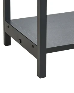 Beliani Konsolipoyta 2 Laatikkoa Musta Opoco Outlet