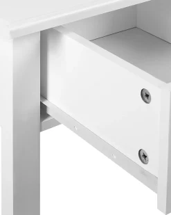 Beliani Konsolipoyta 3 Laatikkoa Valkoinen Galva Hot