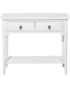 Beliani Konsolipoyta 2 Laatikkoa Valkoinen Lowell Best