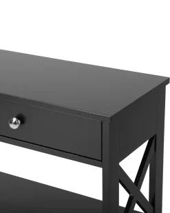 Beliani Konsolipoyta Laatikko Musta Montgomery Sale