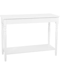 Beliani Konsolipoyta Laatikko Valkoinen Tobago New